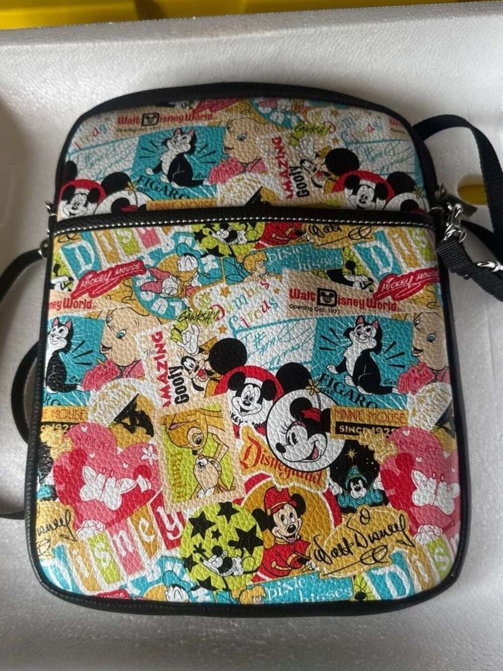 Disney Parks Exclusive Classic Collage Pattern Crossbody bag